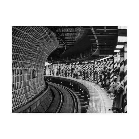 Carlos Grury Santos 'Tokyo Metro' Canvas Art,18x24